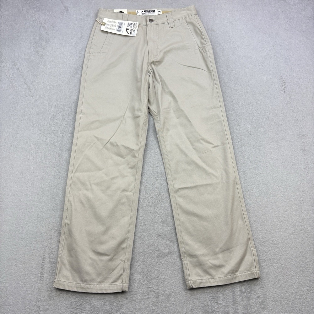 Mountain Khakis Pants Men 30x30 Beige Stone Teton Twill Relaxed Fit Chino Hiking